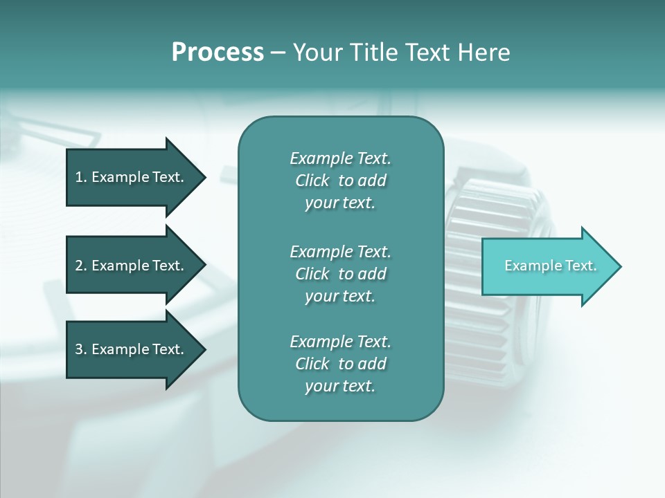 Closeup White Background Women PowerPoint Template
