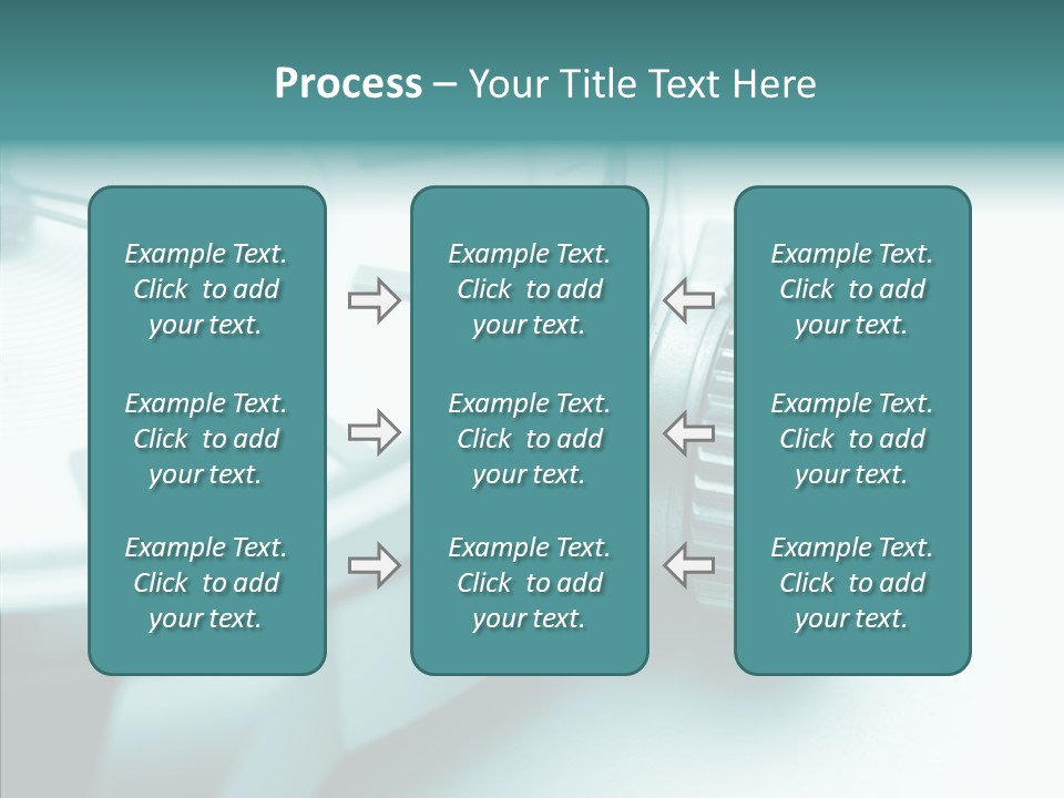 Closeup White Background Women PowerPoint Template