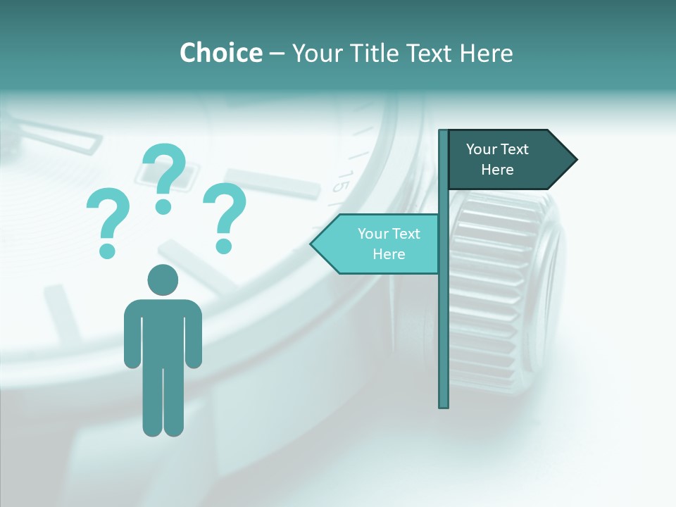 Closeup White Background Women PowerPoint Template