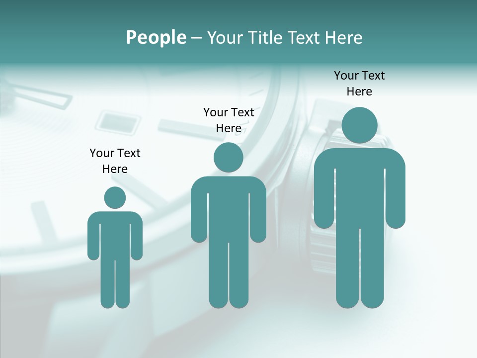 Closeup White Background Women PowerPoint Template