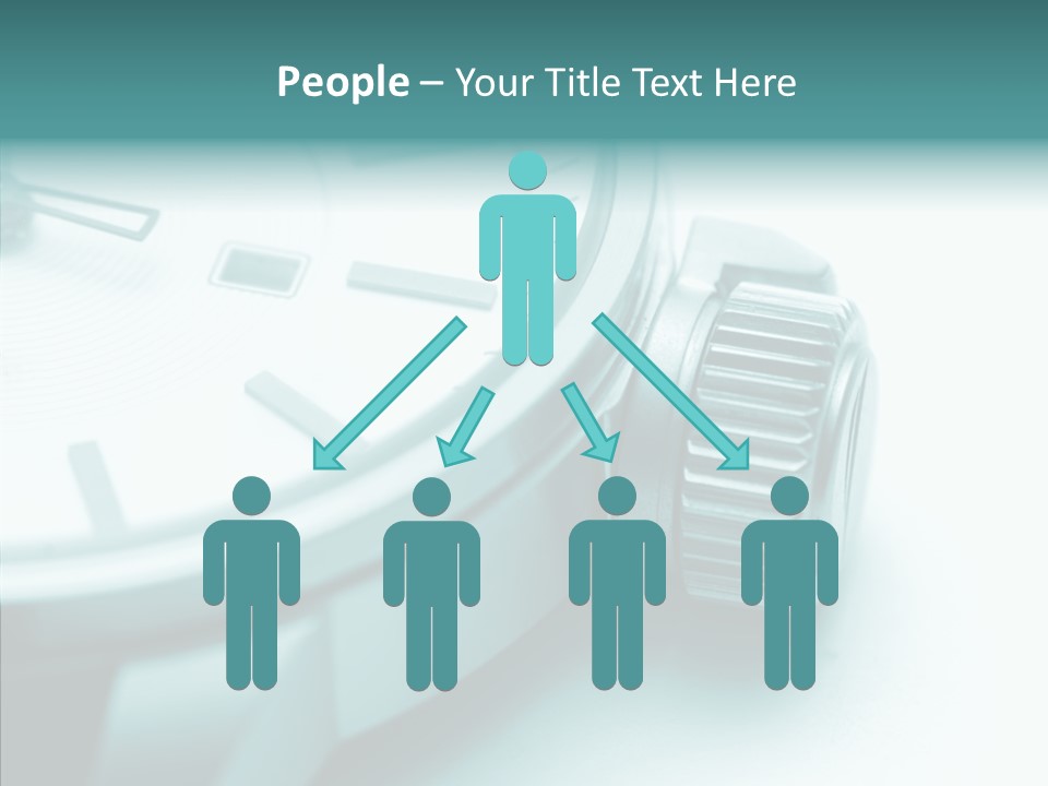 Closeup White Background Women PowerPoint Template