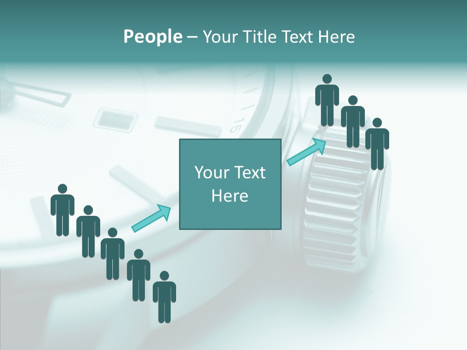 Closeup White Background Women PowerPoint Template