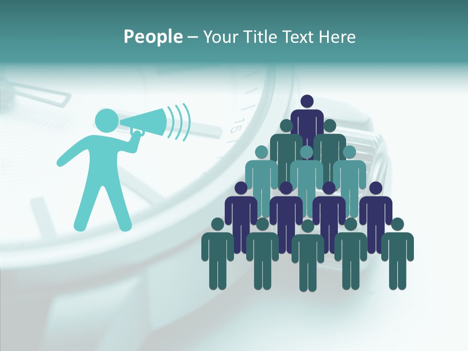 Closeup White Background Women PowerPoint Template