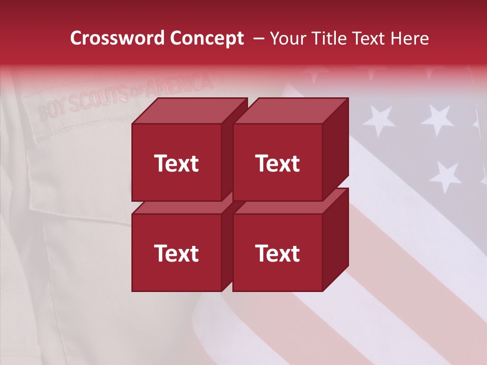 White Senior Close Up PowerPoint Template