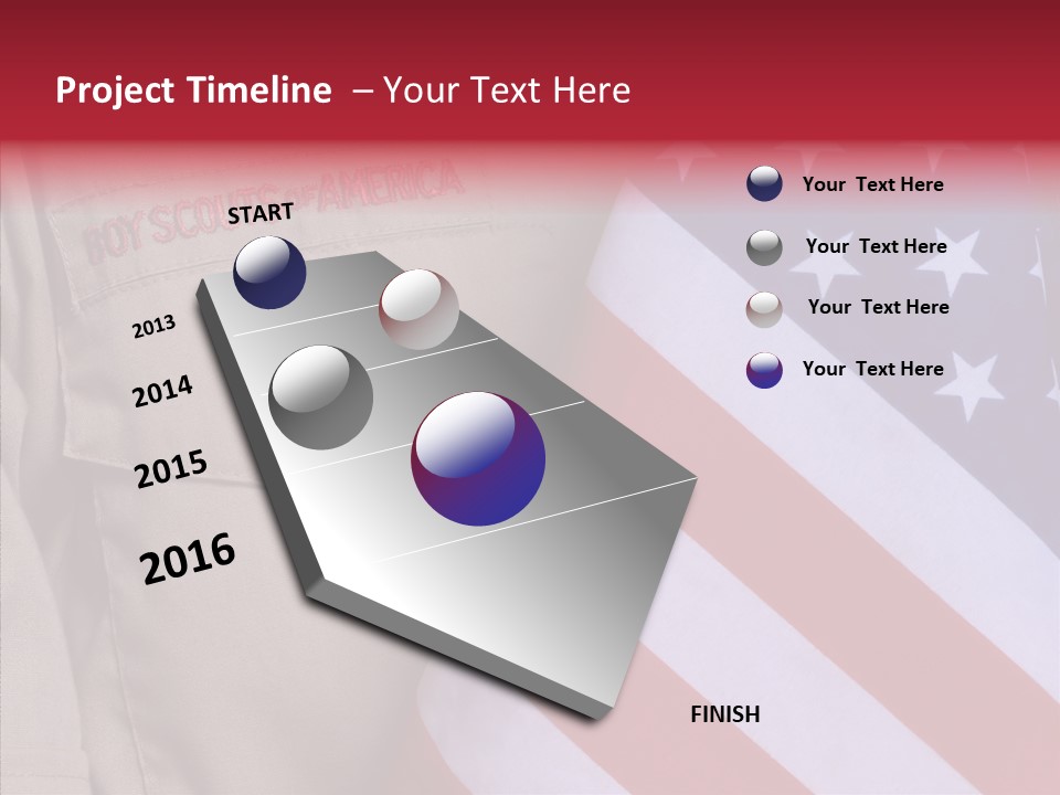 White Senior Close Up PowerPoint Template