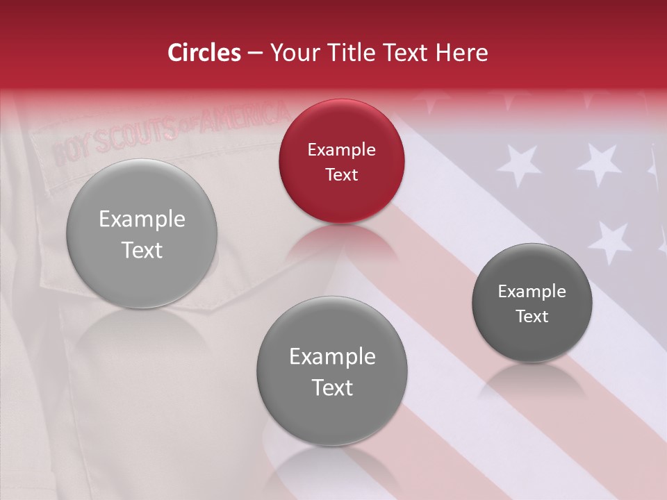 White Senior Close Up PowerPoint Template