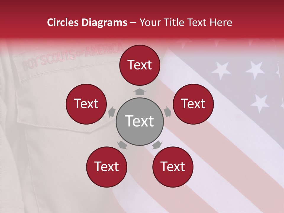 White Senior Close Up PowerPoint Template