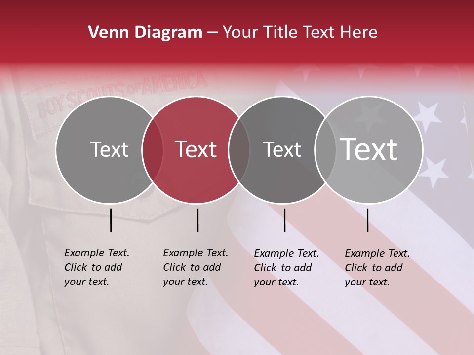 White Senior Close Up PowerPoint Template