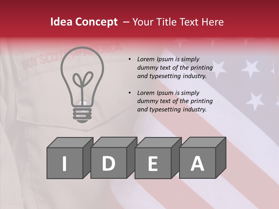 White Senior Close Up PowerPoint Template