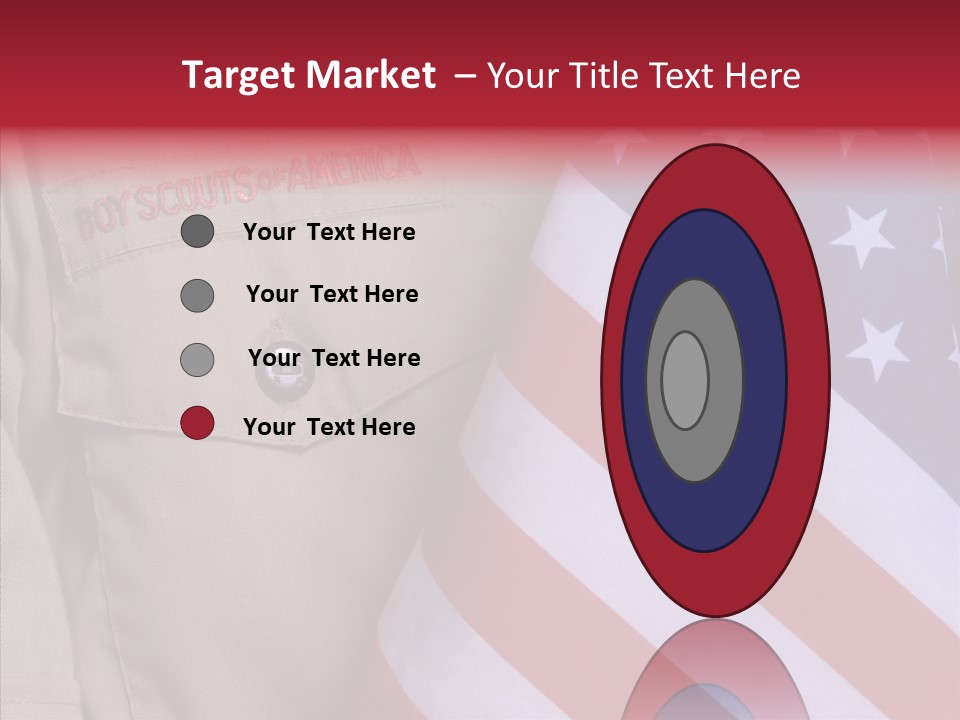 White Senior Close Up PowerPoint Template