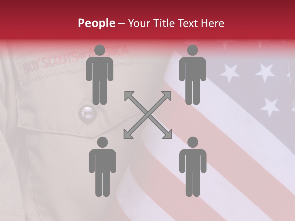 White Senior Close Up PowerPoint Template