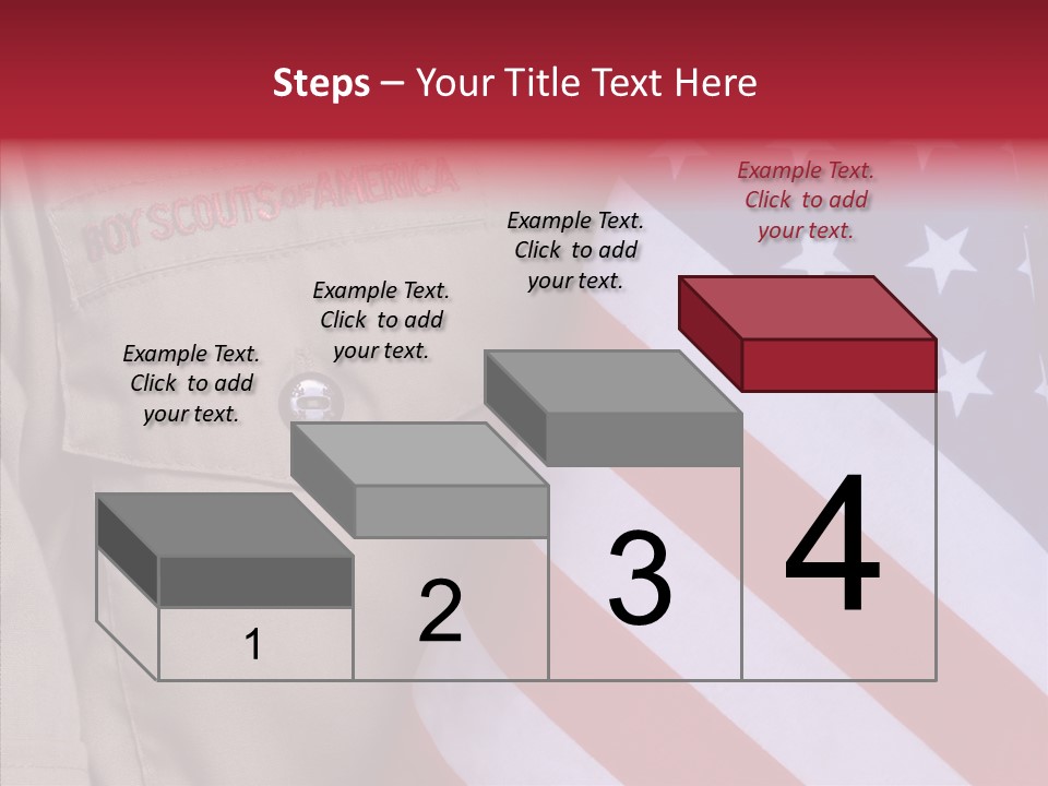 White Senior Close Up PowerPoint Template