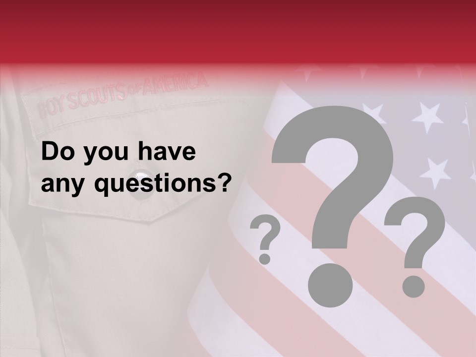 White Senior Close Up PowerPoint Template