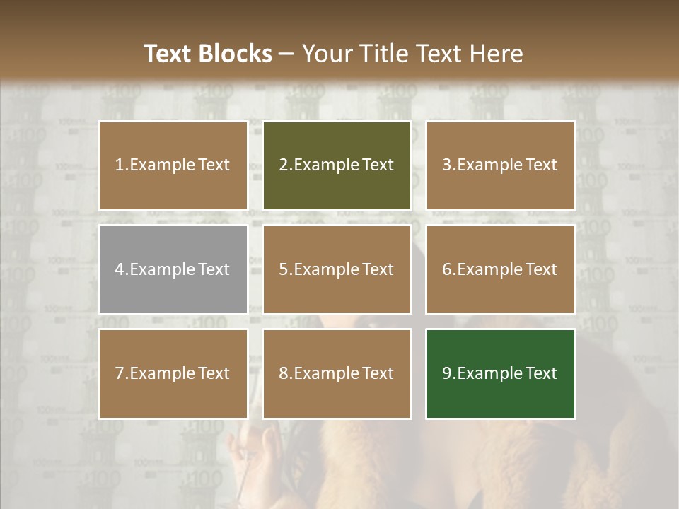 Senior  Background Assist PowerPoint Template