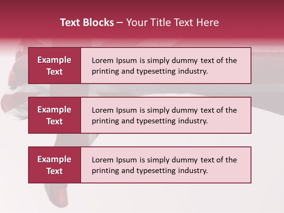 Female Women Hold PowerPoint Template