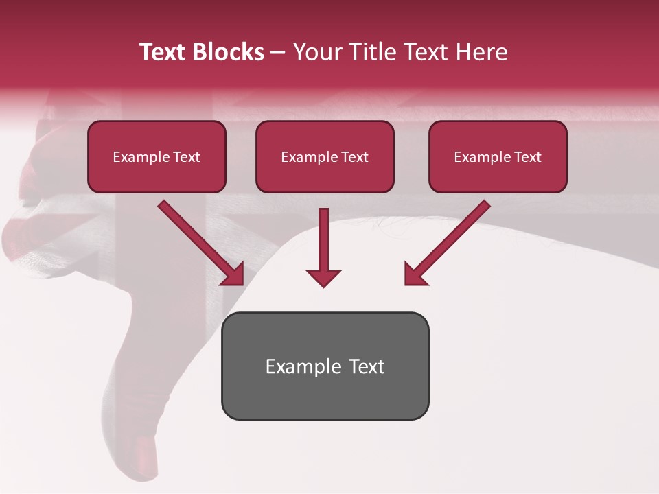 Female Women Hold PowerPoint Template