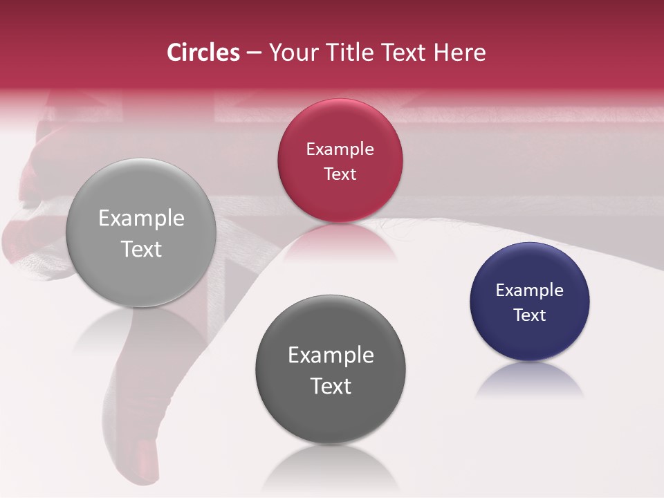 Female Women Hold PowerPoint Template