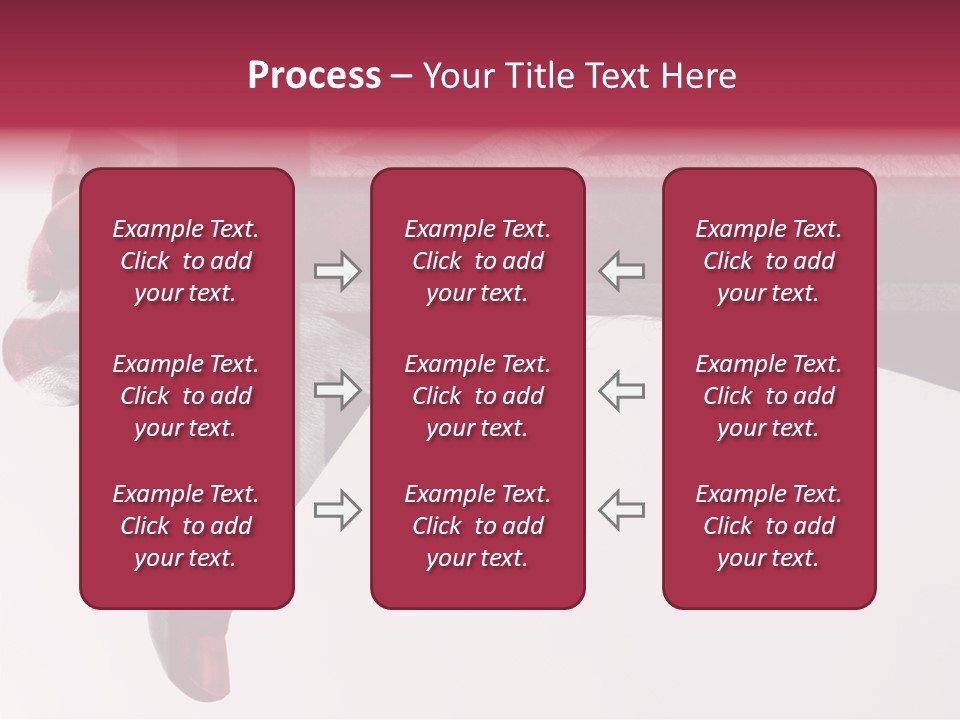 Female Women Hold PowerPoint Template