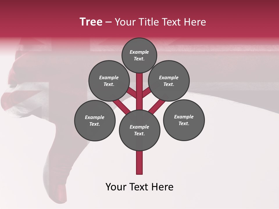 Female Women Hold PowerPoint Template