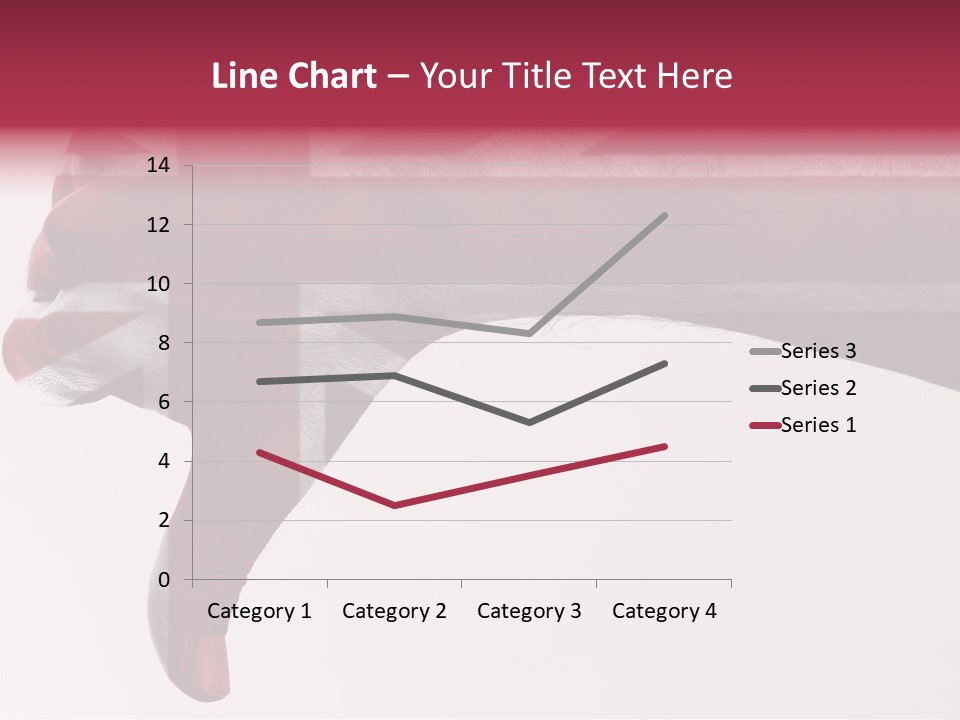 Female Women Hold PowerPoint Template