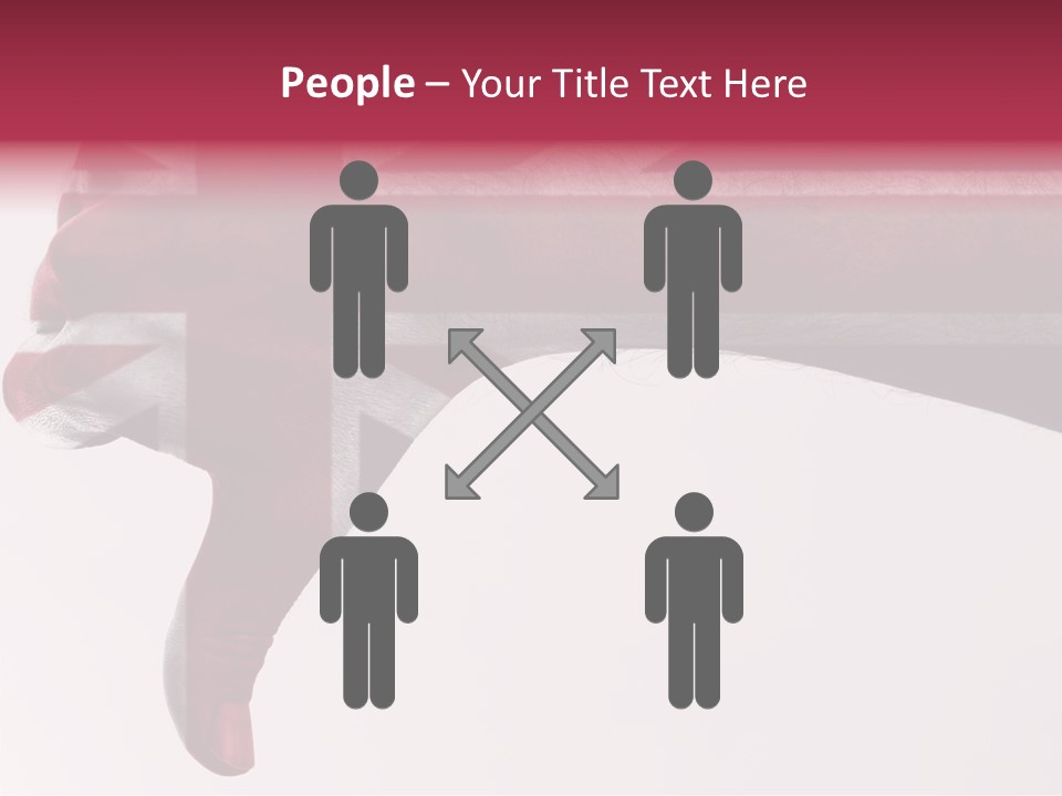 Female Women Hold PowerPoint Template