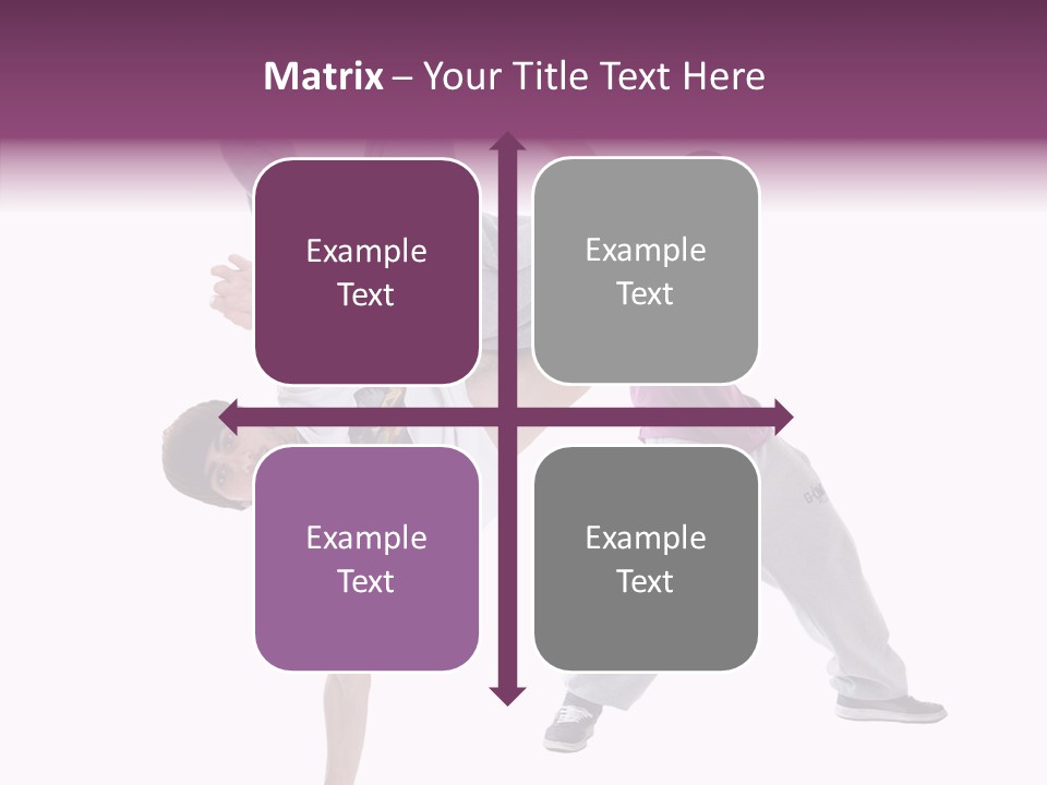 Grandmother White Background Senior PowerPoint Template