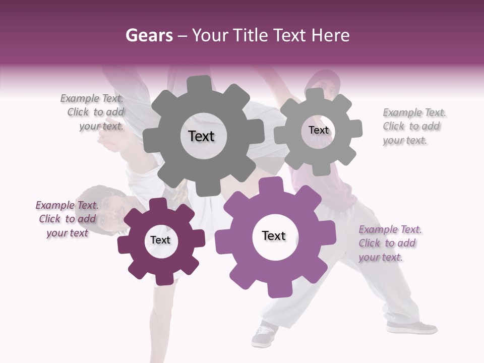 Grandmother White Background Senior PowerPoint Template