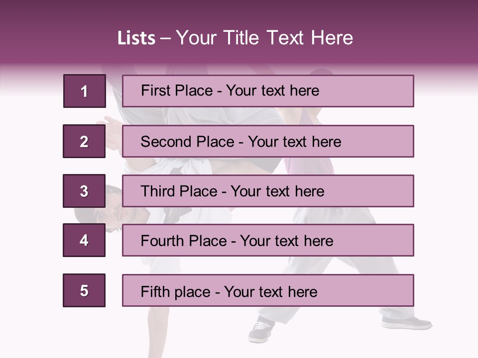 Grandmother White Background Senior PowerPoint Template