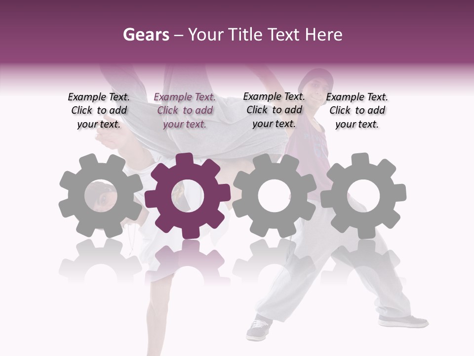 Grandmother White Background Senior PowerPoint Template