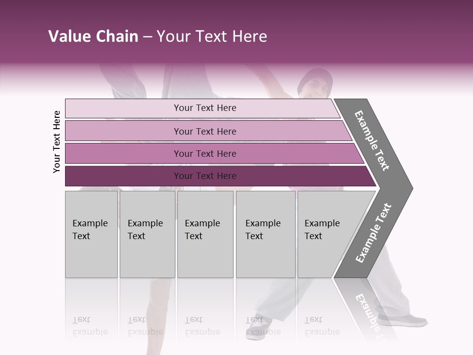 Grandmother White Background Senior PowerPoint Template