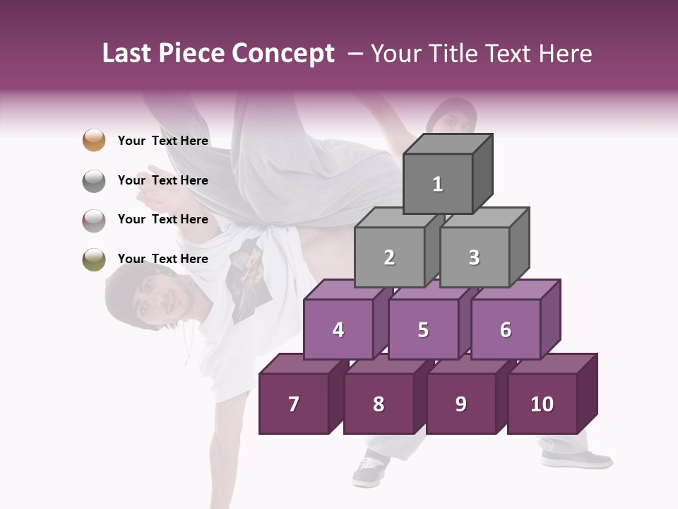 Grandmother White Background Senior PowerPoint Template