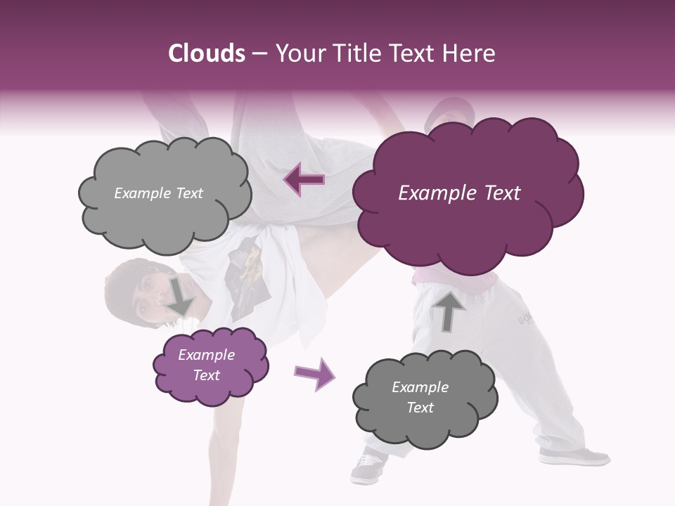 Grandmother White Background Senior PowerPoint Template