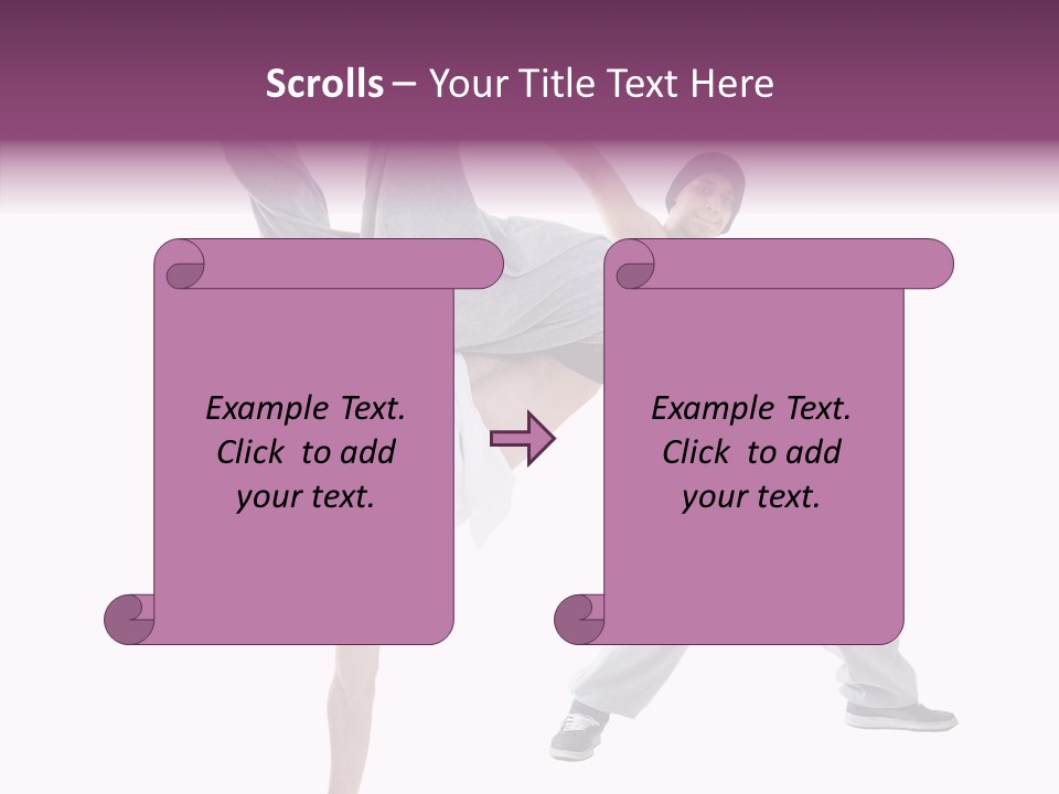 Grandmother White Background Senior PowerPoint Template