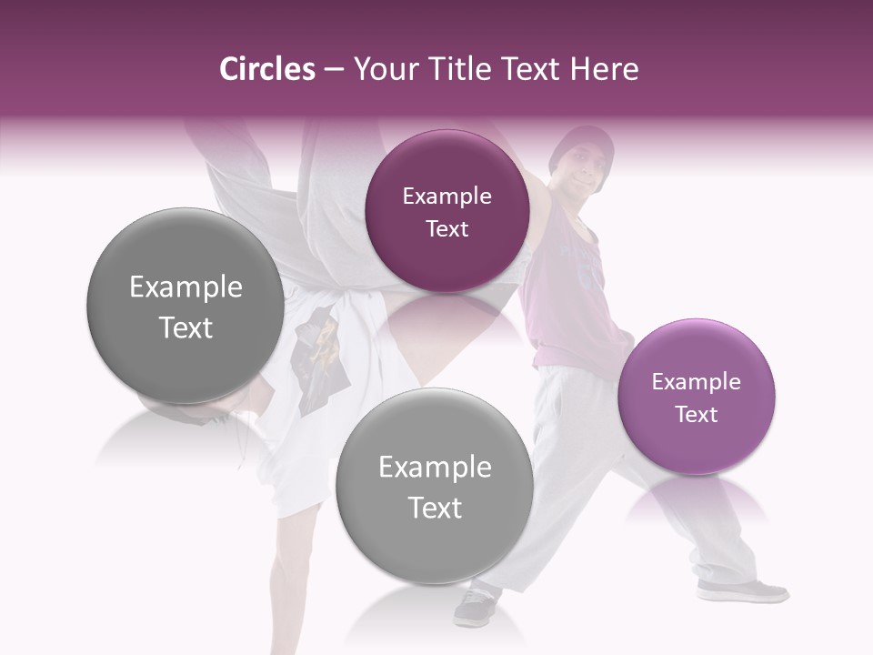 Grandmother White Background Senior PowerPoint Template