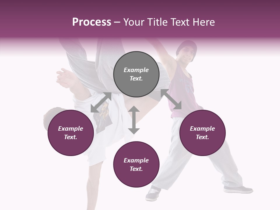 Grandmother White Background Senior PowerPoint Template