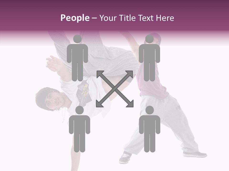 Grandmother White Background Senior PowerPoint Template