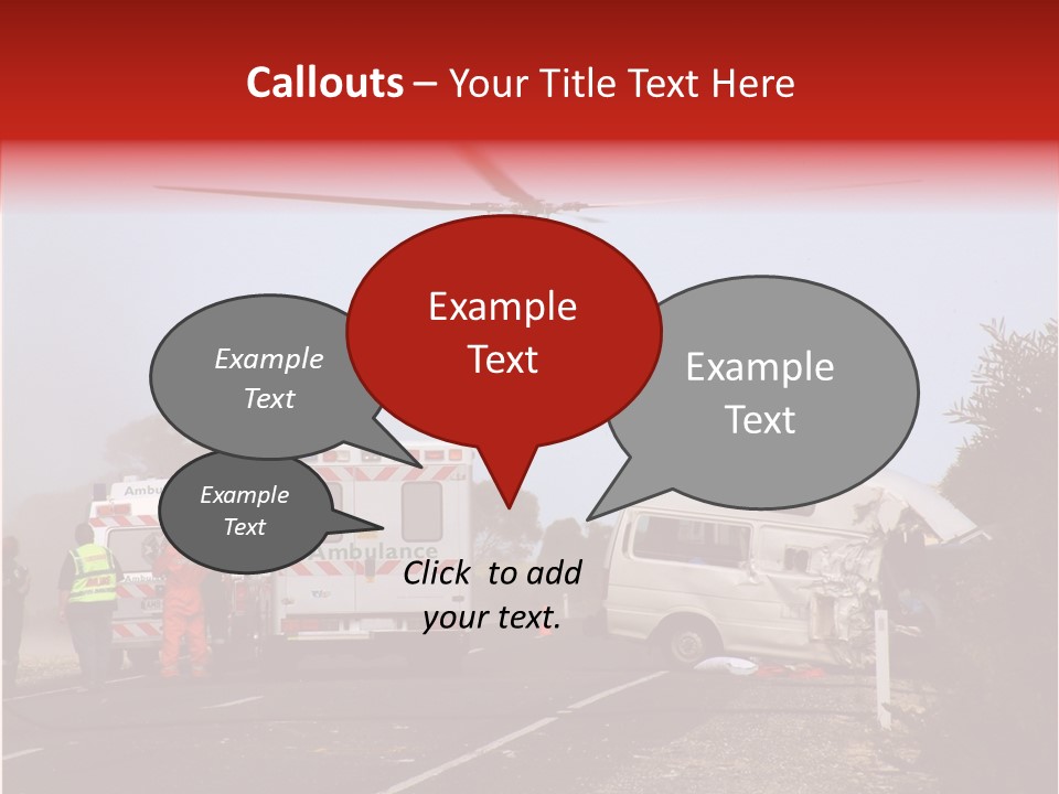 Young Closeup Senior PowerPoint Template