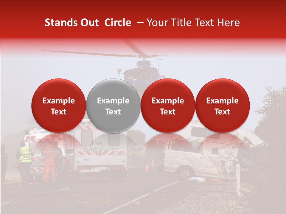 Young Closeup Senior PowerPoint Template