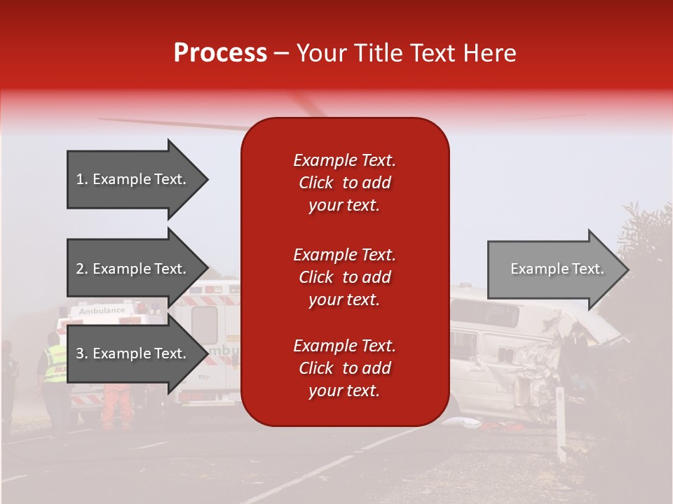 Young Closeup Senior PowerPoint Template
