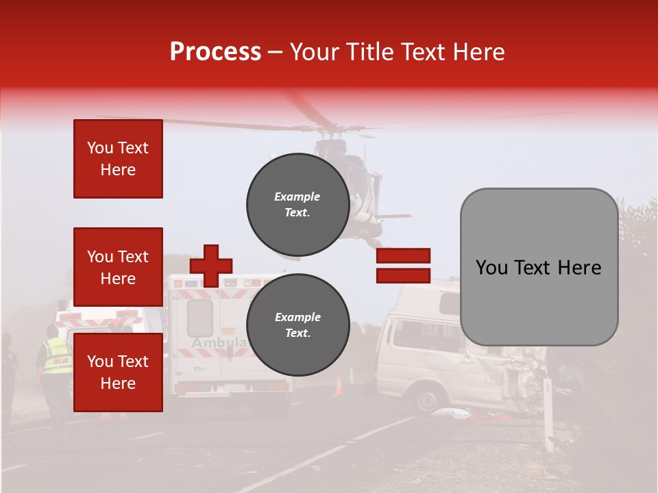 Young Closeup Senior PowerPoint Template