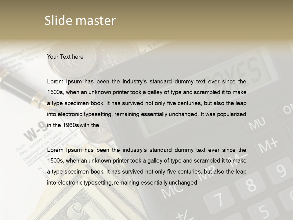 Hand Aging Women PowerPoint Template