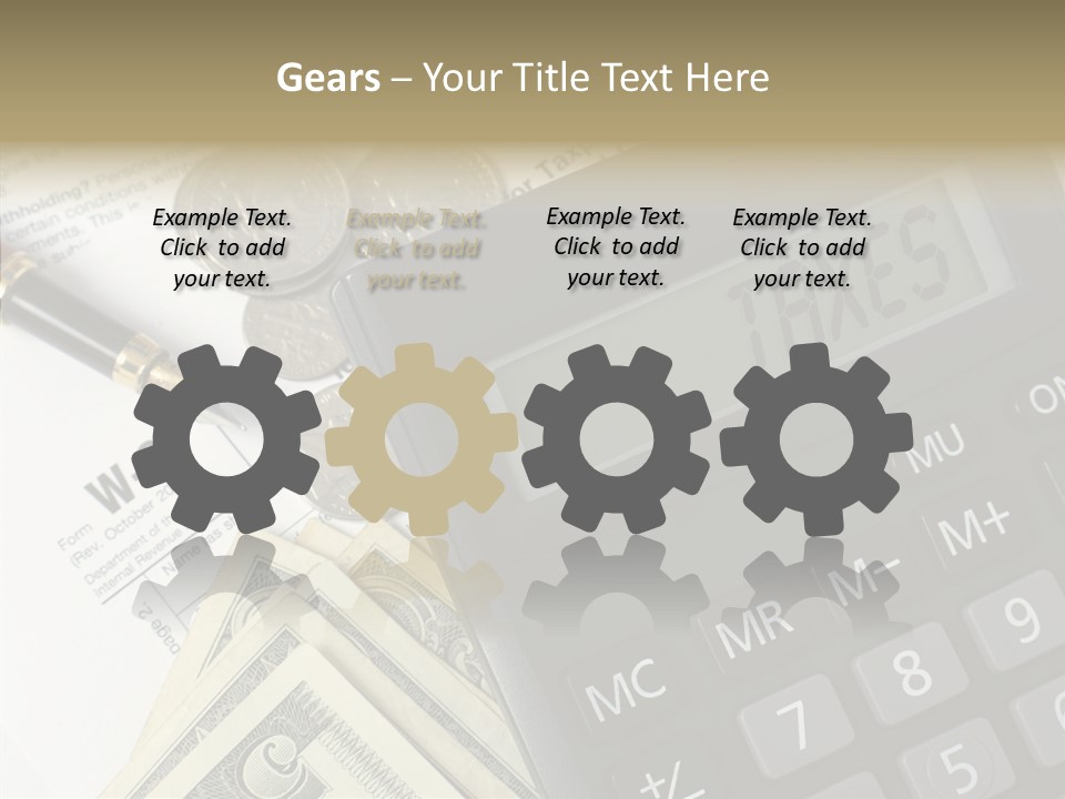 Hand Aging Women PowerPoint Template