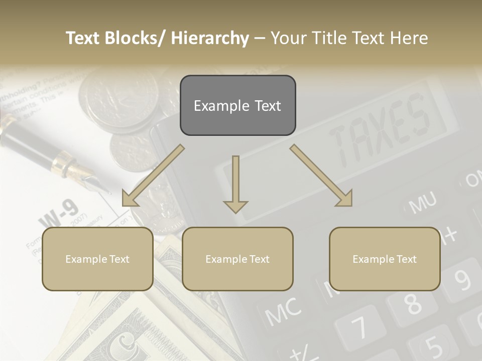 Hand Aging Women PowerPoint Template