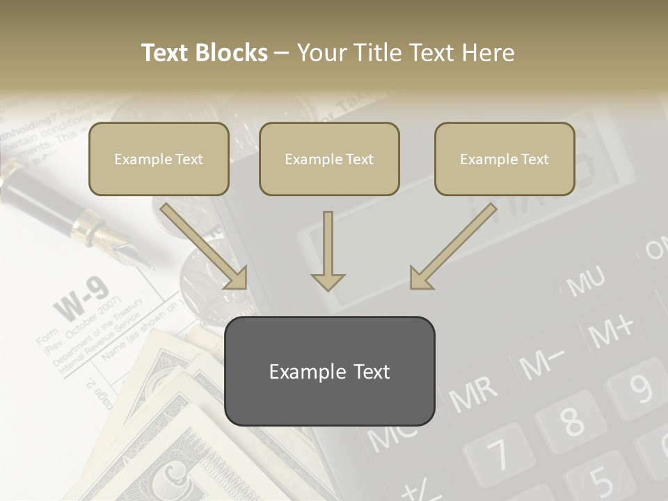 Hand Aging Women PowerPoint Template