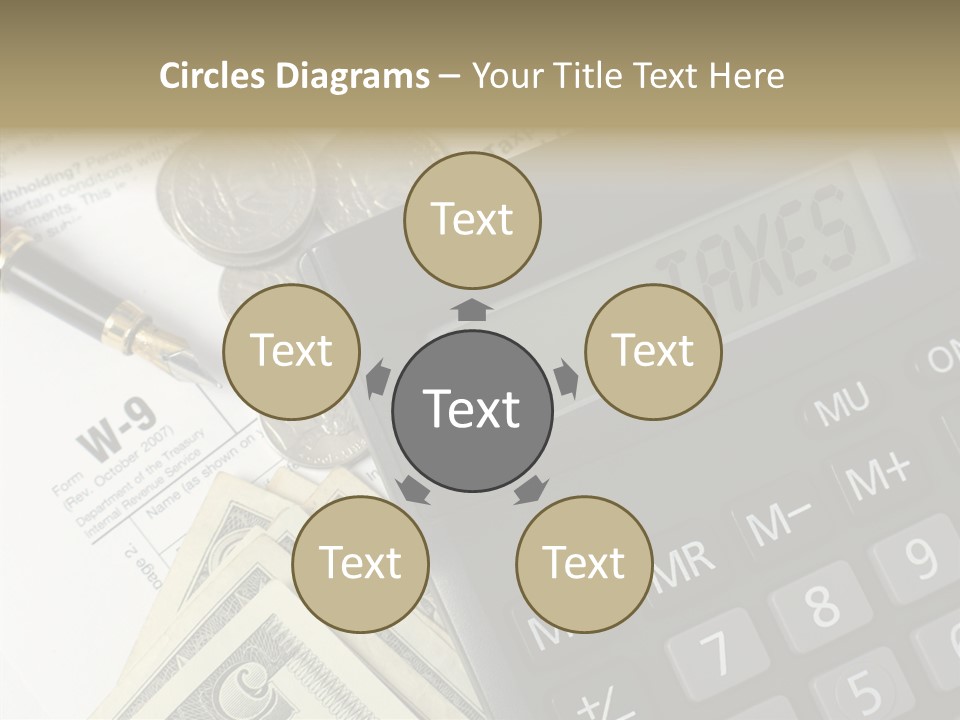 Hand Aging Women PowerPoint Template