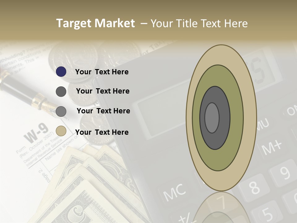 Hand Aging Women PowerPoint Template