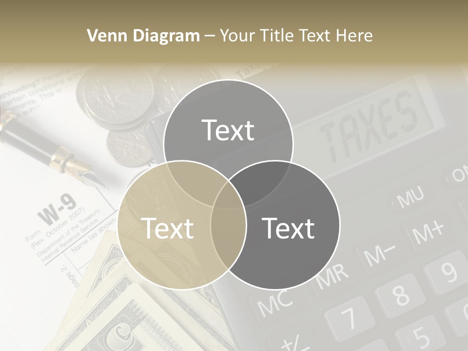 Hand Aging Women PowerPoint Template