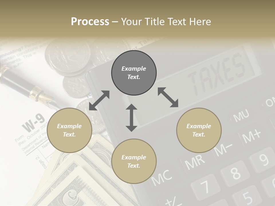 Hand Aging Women PowerPoint Template