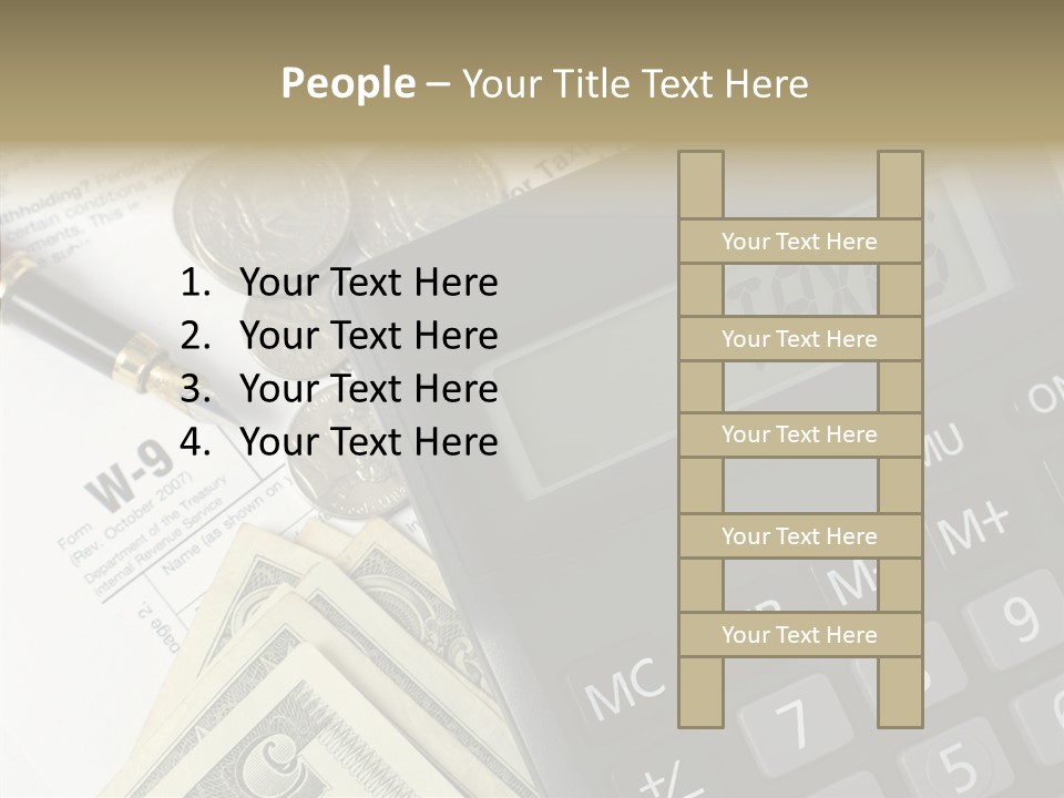 Hand Aging Women PowerPoint Template