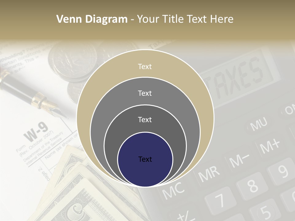 Hand Aging Women PowerPoint Template